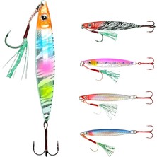 S.F. Jig 5 Adet 22GR Jig Set- Levrek, Palamut, Lüfer, Çinekop, Turna Için En Iyi Jig Yemi