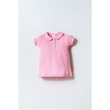 U.s. Polo Assn. Kız Bebek Pembe Elbise