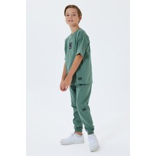 Rolypoly Erkek Çocuk Yeşil Eşofman Takımı