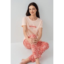 Arnetta Kadın Pembe Pijama Takım