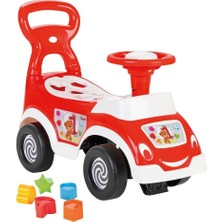 SHC4200 07 828 Baby Ride On Bultaklı Ilk Arabam - Kırmızı