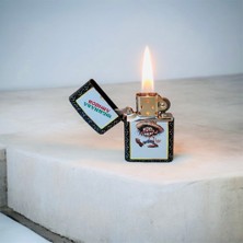 STR Zippo Benzinli Çakmak Komik Figürlü Uv Baskı
