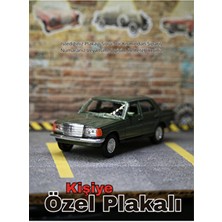 Bebeym Mercedes W123 Metal Araba - Mercedes C Class Oyuncak Araba - Kişiye Özel Plakalı