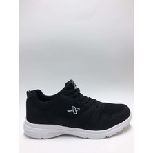 Xstep Hafif Rahat Beyaz Tabanlı Siyah Renk Battal Boy (45-46... ) Erkek Spor Ayakkabı C-9702074XSTP