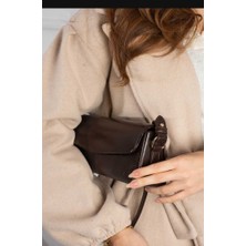 Zynp Kadın Rugan Baget Omuz Çantası