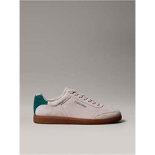 Calvin Klein Erkek Cupsole Tabanlı Süet Sneaker - Krem