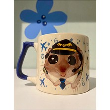 Westartic Sad Üzgün Hamster - Meslek: Pilot Kupa Bardak Fincan