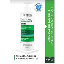 Dercos Kepek Karşıtı Şampuan 390 ml Normal ve Yağlı Saçlar İçin Parabensiz Etkili Bakım