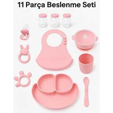 CKM Silikon 11 Parça Silikon Mama Seti – Bpa’sız – Bebek Beslenme Seti