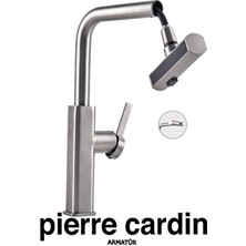 Pierre Cardin Inox Lotus Smart Spiralli Evye Armatürü – Dayanıklı Mutfak Evye Bataryası