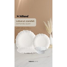 Hilland Lotus Opal 24 Parça Yemek Takımı 6 Kişilik