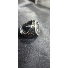 Jane Silver 925 Ayar Gümüş Pusula Erkek Yüzük