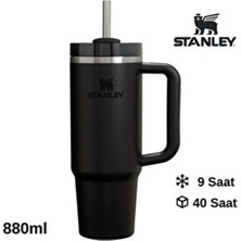 Stanley Quencher H2.o Flowstate™ Tumbler Pipetli Termos 0.8l Pipetli Matara Siyah