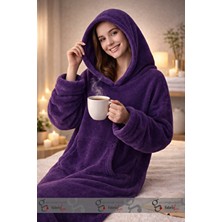 Fabric Box Wellsoft Kapüşonlu Giyilebilir Tv Battaniyesi - Sıcak Tutan Wellsoft Kapüşonlu
