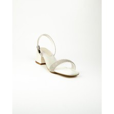 Minican 50 Sedef Taşlı Kız Çocuk Abiye Ayakkabı