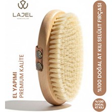 Lajel Premium %100 Doğal At Kılı Selülit Fırçası
