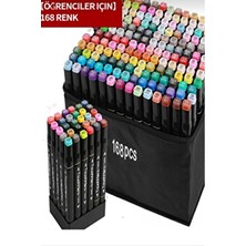 Touch 168'LI Çift Uçlu Marker Kalem Seti Çanta Set Double Art Marker