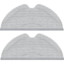 robotyedek Yedek Parça Xiaomi Dreame Vacuum Mop D9 Uyumlu Full Tam Yüzey 2 Adet Mop Fiber Bez