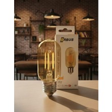 Orbus TA45 4W LED Ampul E27 Amber Işık 2200K 360Lm Filament Duy Tipi AC85 Enerji Tasarruflu