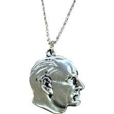 Herşey Nota Atatürk Büst Figürlü Metal Unisex Kolye