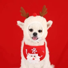 Yacel Doğum Günü ve Yılbaşı Kıyafeti Kedi ve Küçük Irk Köpek Şapka ve Pet Aksesuarları (Noel,doğum Günü)