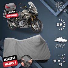 ULTRASHOP Aprilia Caponord 1200 Rally Motosiklet Brandası Su Geçirmez Topcase Arka Çanta Uyumlu Dış Ortam Motor Branda
