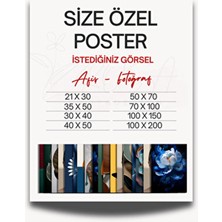 Rosaart Kişiye Özel Poster | Istediğiniz Görselde Fotoğraf Kağıdına Dijital Baskı | Çerçevesiz | Büyük Boy