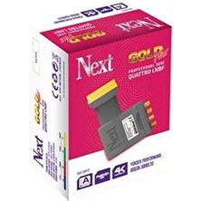 Next NextStar Next 777 Gold Plus Quattro Professional Lnbf 4K 0.1 Db Dörtlü (Santral Içindir)