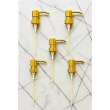 Qussine Sıvı Sabunluk Yedek Pompası Altın 5'li