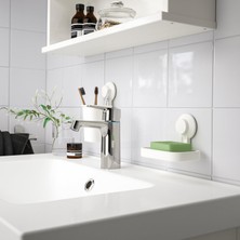 Ikea Tısken Sabunluk Beyaz 10X14 cm