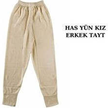 SEBURAM COLLECTION Erkek Kız Çocuk Gerçek Has Yün 2 Adet Alt Termal  Tayt