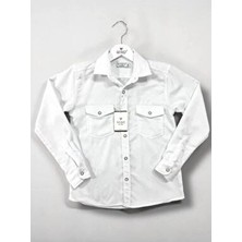 İvven's Ivven's Kıds Kadife Cepli Çocuk Gömlek