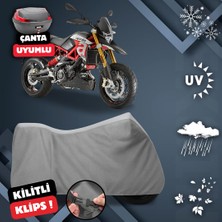 ULTRASHOP Aprilia Dorsoduro Motosiklet Brandası Su Geçirmez Topcase Arka Çanta Uyumlu Dış Ortam Motor Branda
