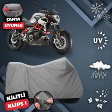 ULTRASHOP Aprilia Shiver 900 Motosiklet Brandası Su Geçirmez Topcase Arka Çanta Uyumlu Dış Ortam Motor Branda