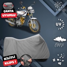 ULTRASHOP Arora Ar 100-8 Klasik Tel Motosiklet Brandası Su Geçirmez Topcase Arka Çanta Uyumlu Dış Ortam Motor Branda