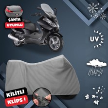 ULTRASHOP Aprilia 500 Sprint Motosiklet Brandası Su Geçirmez Topcase Arka Çanta Uyumlu Dış Ortam Motor Branda