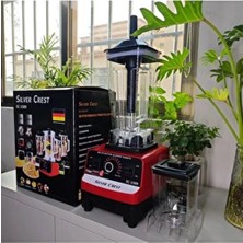 Enoy Silver Crest Blender Profesyonel Karıştırıcı Meyve Sebze Öğütücü Set 9500W ,sanayi Tipi
