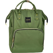 Erseyy Çok Amaçlı Anne Bebek Bakım Sırt Çantası Klasik Yeşil