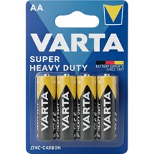 Varta Super Heavy Duty Aa 1.5V Alkalin Pil 4 Lü Paket  Günlük Kullanıma Uygun Pil