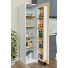 Hediyeler Kapında "zelvin" Tek Kapakli Raflı Kiler Dolabı Banyo Dolabı, Mutfak Dolabı Çok Amaçlı Dolap