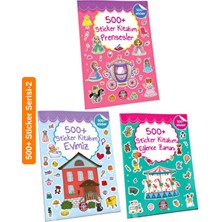 Çocuk Akademi 500+ Sticker Kitaplarım Serisi-2