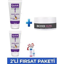 Kişisel Ecza Quick Incelmenize Bölgesel Jel 50 Mlx2 Ad-Göğüs Aktifleştirici Bakım Kremi ile 50 Ml+Tereson Spray