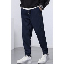 Genius Store Genıus Store Erkek Eşofman Içi Polarlı Bağcıklı Bel Jogger Spor Eşofman Altı SPOR-ESF001