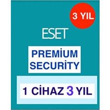 Eset Premium Security 1 Cihaz 3 Yıl ( Dijital Teslimat)