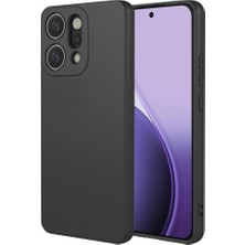 Adige Oppo Reno 14 Kılıf Lansman Içi Kadife Siyah + Ekran Koruyucu