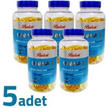 Balen Omega 3 Norveç Balık Yağı Trglsrd 1380MG x 200 Kapsül x 5 Kutu