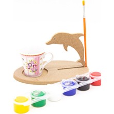 na neşeli ahşap Deniz Temalı Ahşap Bardak Altı, Mumluk ve Dekor Seti - Kahve Sunmu , Süs, Ahşap Boyama