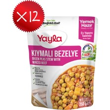 Yayla Yemek Hazır Kıymalı Bezelye 250 gr X12