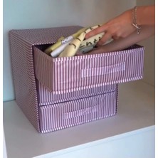 Tuncel Store 3 Bölmeli Çekmece , Çok Amaçlı Organizer - Çorap Çamaşır Organizer - Masa Üstü Düzenleyici