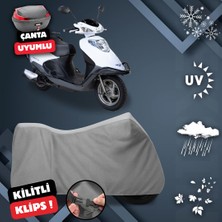 ULTRASHOP Altai Carrier 110 Pro Motosiklet Brandası Su Geçirmez Topcase Arka Çanta Uyumlu Dış Ortam Motor Branda